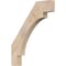 Ekena Millwork 3 1/2"W x 26"D x 32"H Merced Smooth Knee Brace, Douglas Fir BRC04X26X32MRC00SDF - alternate 1